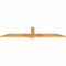 Ekena Millwork Eugene Rough Sawn Timber Gable Bracket, Western Red Cedar, 72"W x 15"H x 2"D x 4"F, 5/12 Pitch GBW072X15X0204EUG00RWR - alternate 2